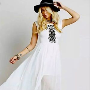 Free People Toosaloosa Slub Meadow Maxi Dress